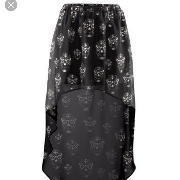Dresses & Skirts - 3 for $15 Item Sugar Skull High Low skirt